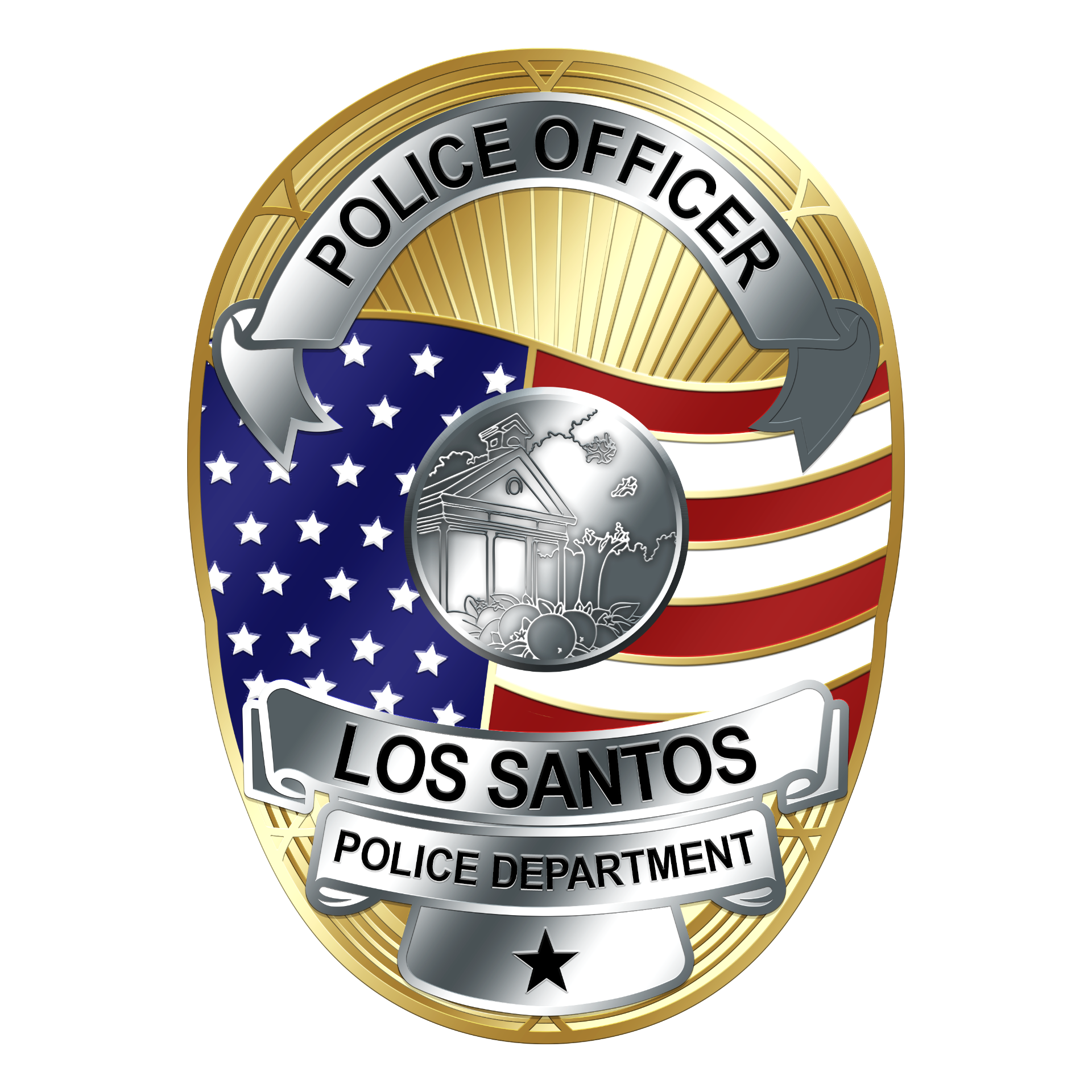 Los Santos Police Department badge